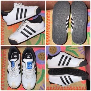 Adidas White and Black Sneakers